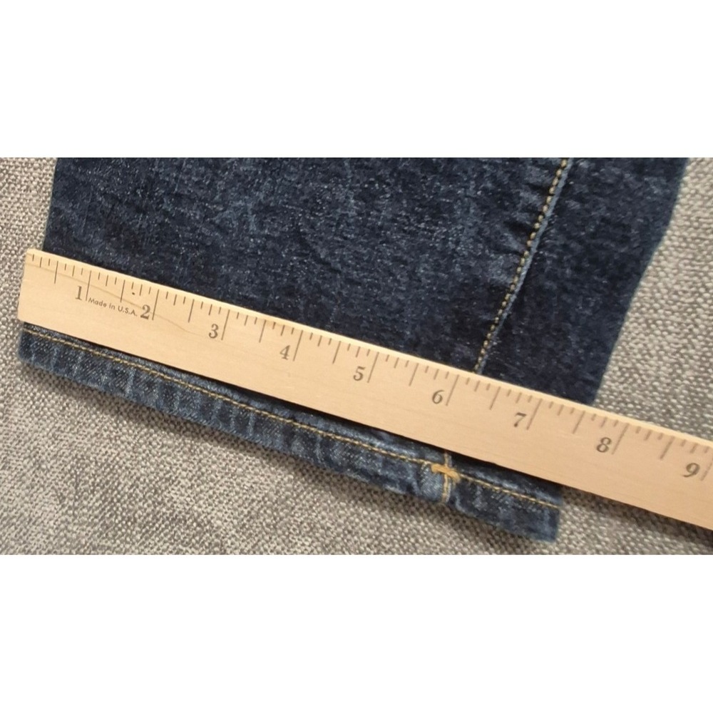 GAP Athletic Stretch men's dark wash denim blue jeans 38x30 Cotton stretch - Picture 2 of 15